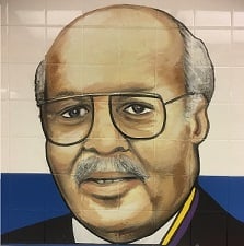 Mural of Dr. Hampton